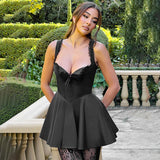 Summer 2025 New Fashion Women's Elegant Ass Dress Vintage Style Temperament Sexy Dress Woman DJPT