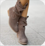 Autumn And Winter New Products Wish Low And 40-43 Low Heel Velvet Low-Champe Women Boots Boots High Quality Shoes
