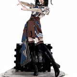 Teased Original Strangely Amused Inventor Lolita Drag-Tailed Blouse Shorts Sweet Set 7208