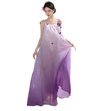 Holiday Purple Sling Dress Women's Summer 2025 New Loose Thin Gentle Temperament Fairy Dress