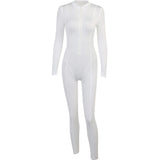 Knit Zipper Long-Sleeved Joint Suit 2025 Summer Women's Fashion Sports Repair Inside The Top Woman DJPT