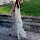 Pictures Of Super Fairy Beach Dress Women's Summer Sanya Seaside Holiday Dress Senior Sense Of Slings Long Skirt Travel To Wear