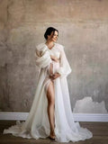 Women's Chiffon Strapped Dress Under The Fork Pregnant Photo Photography Mop 1253 Maternity