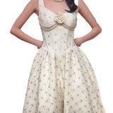 Light Luxury Small Fragrant Small Sling Sling Dress Temperament Famous Banquet Elegant Thin Dress