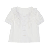 Design Jade Words Hanfu Women Chinese Style Daily Improvement Han Element Half Dress Set 6804