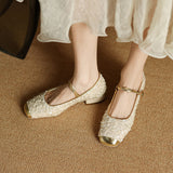 Size Shoe Lebow Light Low Heel Single Shoes Mary Jane Shoes Spring 2024 New Women's Shoes High Quality Shoes