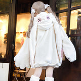 Teased Original Black Claw Little Beast Lolita Woman Lolita Coat Foot Cover Everyday Cute Sweet Suit 6963