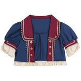 Star Idol Lolita Shirt Half Dress Everyday Cute Lolita Sweet Dress Set 6913