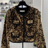 Temperament Famous Luminary Long-Sleeved Jacket 2025 New Autumn Match French Small Scented Blouse Top Beauty Coat