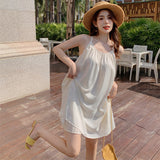 Vacation Skirt Short Temperament Hanging Neck Dress Summer 2025 New