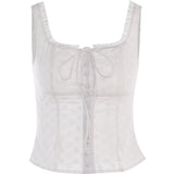 Slings With Lace Retro Top 2025 Summer Idyllic Eddies Hottie Vest Woman DJPT