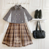 Design Little Detective Dress Cloak Set Student Lolita6303