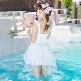 Design Rotten Summer Wind Swimsuit Full Day Cute Lolita Sweet Dress 6787