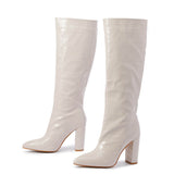 Pointed Thick High-Heere Sexy Nightclub Fashion Women's Boots Women Boots 35-42 High Quality Shoes