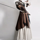 Jam Original Design Long Voyage Guide Lolita Women Lolita Blouse Coat Pants Daily Suit 7263