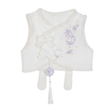 Design New Purple Cloud Rabbit Han Dress Women's Clothing Mane Dress Suit Autumn And Winter 8567