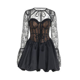 Autumn 2025 New Style Temperament Sexy Lace Strap A Dress Dress Woman DJPT
