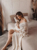 Cotton Pregnant Women Dress Dress Lace Pregnant Women Photography Dress Maternity