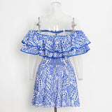 New Australian Trendy Design Elegant Short Dress Word Collar Lanky Thin Dress Woman