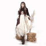 Wandering Witch Lolita Dresser Dresser Herder Waist Cloak Everyday Cute Lolita Sweet Skirt 6986