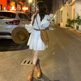And Autumn 2025 New Gentle Princess White Dress Small Long Sleeve Temperament French Dress Woman