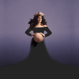 Pregnant Women Sexy Long-Sleeved Lace Dress Mesh Pregnant Women Take Pictures Of Pregnant Women Pregnant Skirts Maternity