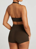 Neck Cami and Shorts Active Set DJPT