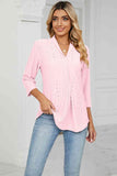 Three-Quarter Sleeve Blouse DJPT