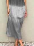 Size Sleeveless Gradient Tank Midi Dress Plus Size DJPT