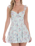 Sweetheart Ruffled Cami Mini Dress DJPT