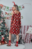 Asymmetrical Neck Long Sleeve Dress DJPT