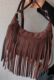 Fringe Adjustable Strap Shoulder Bag DJPT