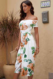 Off-Shoulder Split Dress DJPT