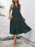 Sleeveless Tiered Dress DJPT