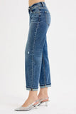 Full Size Low Rise Crop Boyfriend Jeans Plus Size DJPT