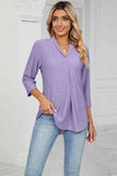 Three-Quarter Sleeve Blouse DJPT