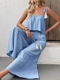 Cami Top and Wide Leg Pants Set DJPT
