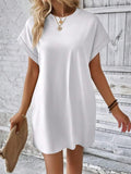 Round Neck Short Sleeve Dress DJPT