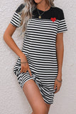 Heart Short Sleeve Dress DJPT