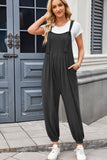 Knotted Strap Overalls with Pockets DJPT
