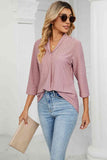 Three-Quarter Sleeve Blouse DJPT