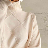 Turtleneck Long Sleeve Sweater DJPT