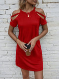 Shoulder Mini Dress DJPT