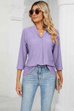 Three-Quarter Sleeve Blouse DJPT