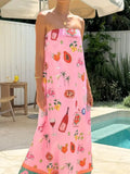 Strapless Summer Maxi Dress DJPT